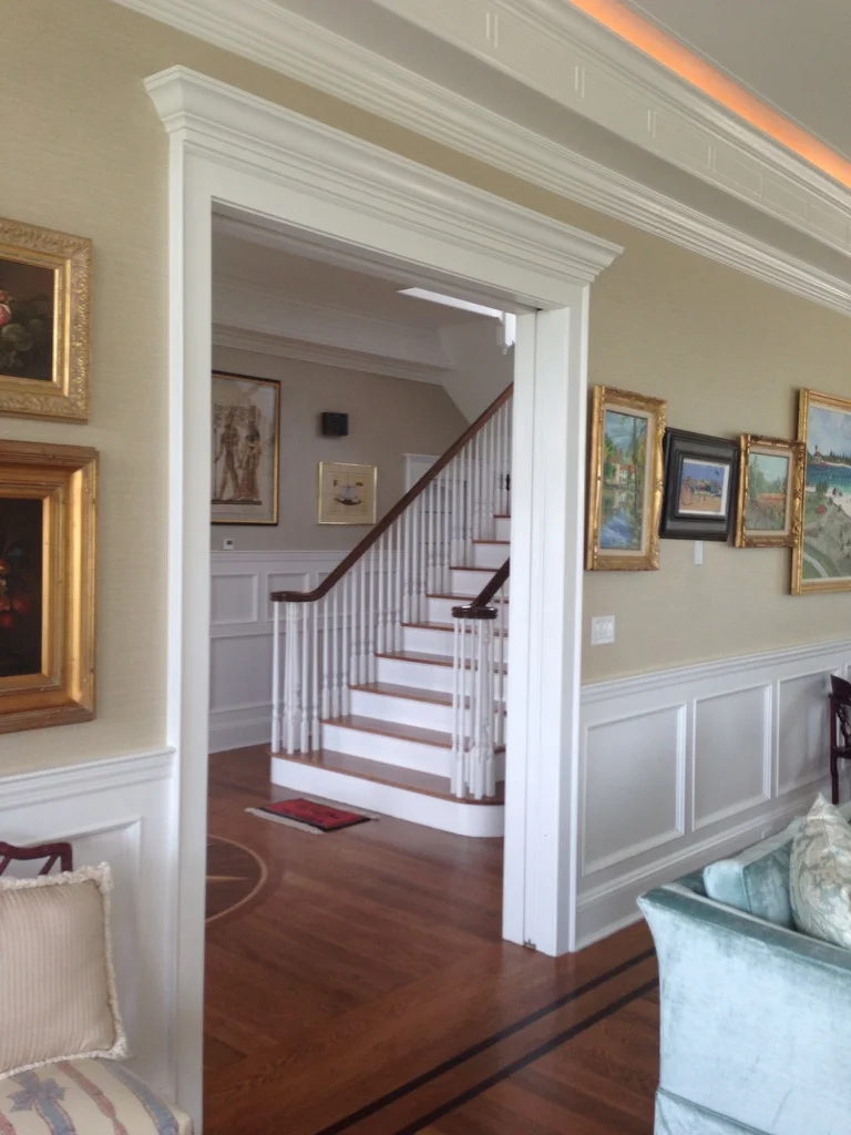 Custom archway and opening by Trim Master Interiors