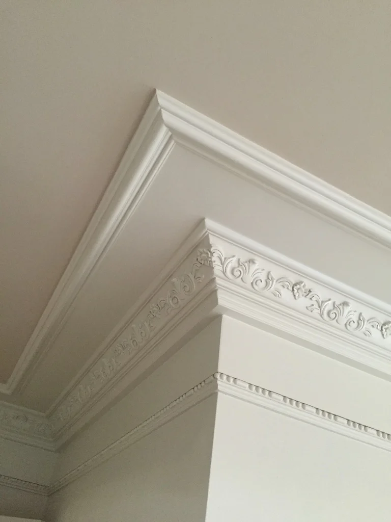 Crown molding installation by Trim Master Interiors